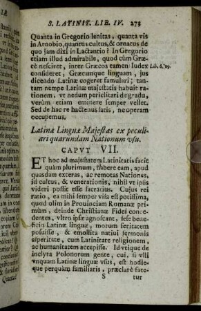 Caput VII. - Caput VIII.