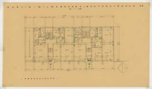 Wohnhaus Nestorstraße 53, Berlin-Wilmersdorf: Grundriss Erdgeschoss 1:100