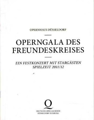 Operngala des Freundeskreises Spielzeit 2011/12