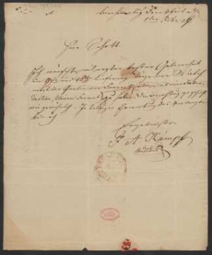 Brief an B. Schott's Söhne : 05.02.1827