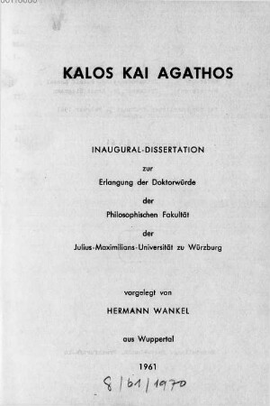 Kalos kai agathos