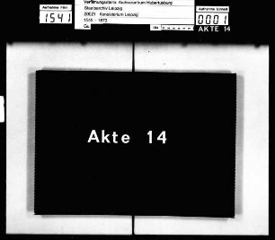 Bestellung der Assessoren [Beisitzer] des Konsistoriums Leipzig, Bd. 3
