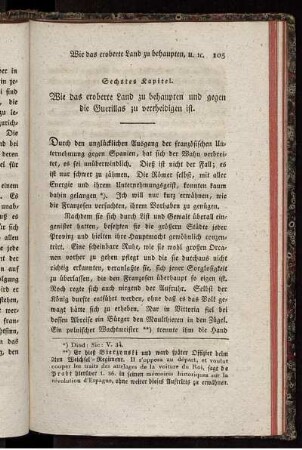 Sechstes Kapitel. Wie das eroberte Land zu behaupten, und gegen die Guerillas zu vertheidigen ist