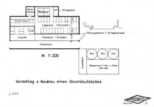 Vorschlag z. Neubau eines Boxenlaufstalles