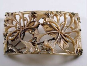 Jugendstil-Collier mit Geißblattblüten