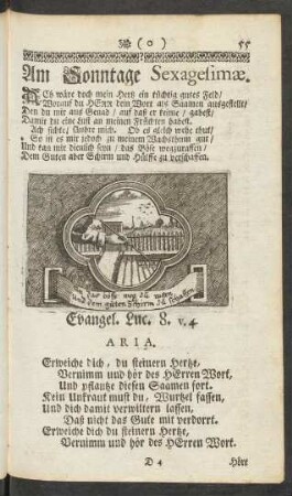 Am Sonntage Sexagesimae