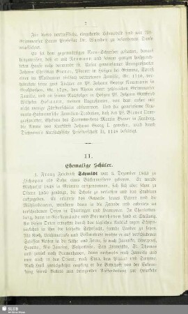 II. Ehemalige Schüler
