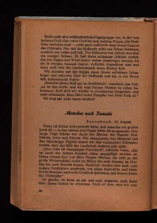 Abstecher nach Kanada