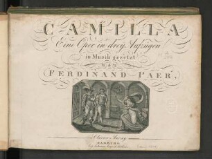Camilla : eine Oper in 3 Aufzügen