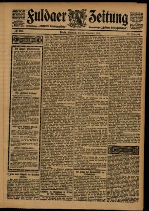 Zweite Ausgabe vom Mittwoch, den 30. Dezember 1903.