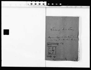 Briefe des Landgrafen Johann Karl Wilhelm Ernst v. Hessen-Homburg an seinen Onkel Landgraf Ernst Ludwig (3 Briefe)