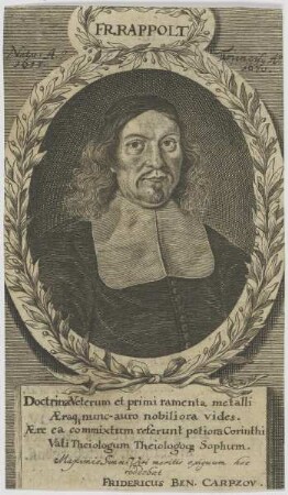 Bildnis des Fr. Rappolt