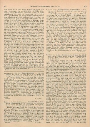 278-280 [Rezension] Paulus, Nikolaus, Geschichte des Ablasses im Mittelalter vom Ursprunge bis zur Mitte des 14. Jahrhunderts