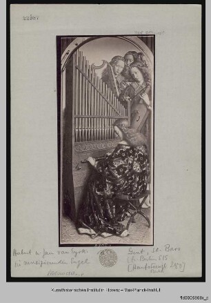 Genter Altar / : Die musizierenden Engel