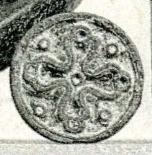 Stempel mit Kreuzrosette