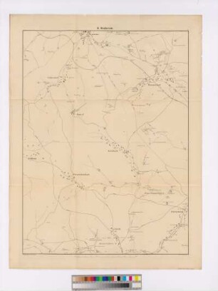 Bl. V: S[ection] Oederan, 1:12000, 1868, Lithographie : 5: S. Oederan. - 1:12 000. - Dresden : Klahr , 1868. - 1 Kt. : einfarb. Lithogr.