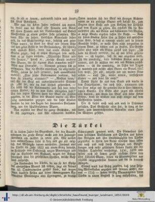 Die Türkei.