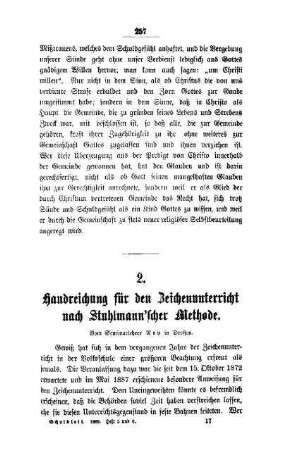 Handreichung für den Zeichenunterricht nach Stuhlmann'scher Methode