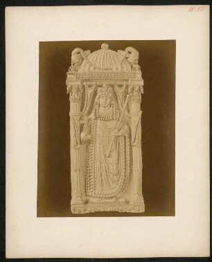 Nationalmuseum Bargello (Museo Nazionale del Bargello), Florenz: Ansicht, byzantinisches Elfenbein mit der Kaiserin Ariane (Ariadne)