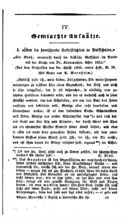 Über die herrschende Unkristlichkeit in Volkschulen : ein Brief, veranlasst durch die kritische Volkschule im Bunde mit der Kirche ; Essen 1823