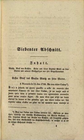 Denkwürdigkeiten der Gräfin Maria Aurora Königsmark und der Königsmarkschen Familie, 2