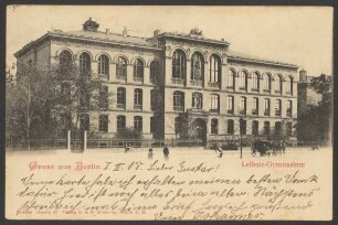 Ansichtskarte Leibniz-Gymnasium, Mariannenplatz [2/2]