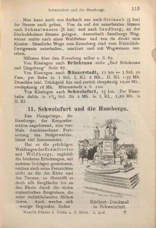 11. Schweinfurt und die Hassberge.