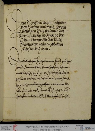 Widmungsbrief
