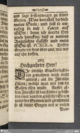 XVI. Das Saure bey dem Süssen