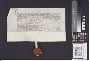 Babenhausen: Indulgenz bischöfl. Bamberg vor die Schloßkapelle zu Babenhausen.