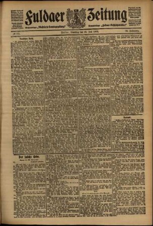 Ausgabe vom Dienstag, den 28. Juli 1908.