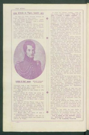 Alfred de Vigny, tenente