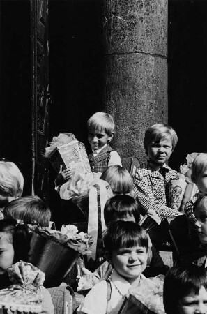 Kinder am Einschulungstag