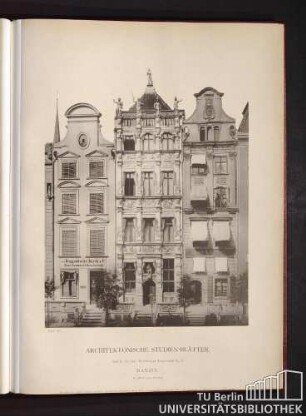 Serie II. No. 144. Wohnhaus am Langenmarkt No. 41. Danzig.