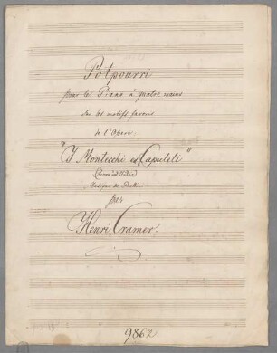 Potpourris, pf 4hands - BSB Mus.Schott.Ha 10421-2