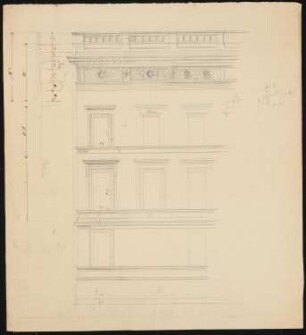 Mietshaus Leipziger Straße 2, Berlin: Fassadenansicht (Detail)