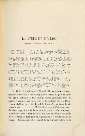 Petites Études Égyptologiques : Dissertation académique (Upsala)