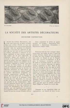 8: La Sociéte des Artistes Décorateurs : deuxième exposition