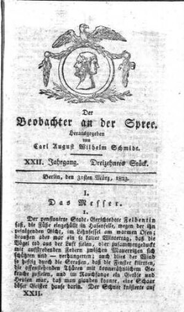 13. Stueck, 31. Maerz 1823
