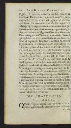 De Coniugatis. Cap. XXXVI.