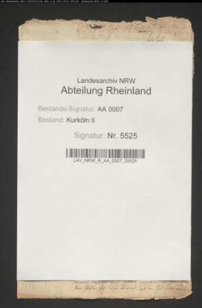 Abgrenzung eines Fußwegs zu Neersen