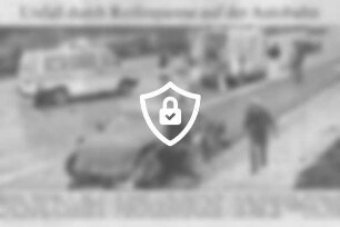 Unfall durch Reifenpanne auf der Autobahn