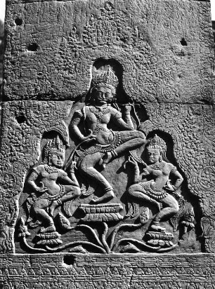 Reisefotos Kambodscha. Angkor. Bayon (1191/1219). Apsara-Relief