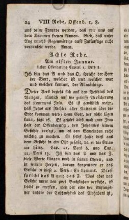 24-36, Achte Rede. - Eilfte Rede.