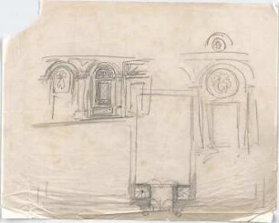 Hildebrand, Adolf von; München; Preußische Gesandtschaft und Schackgalerie, Neubau - Details