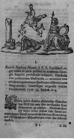 Opuscula rem judiciariam imperii illustrantia.