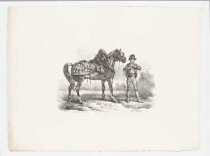 Mann mit Pferd