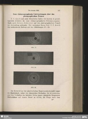 Neue röntgenographische Untersuchungen über den photographischen Prozess
