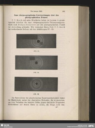 Neue röntgenographische Untersuchungen über den photographischen Prozess