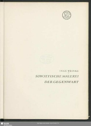 Sowjetische Malerei der Gegenwart